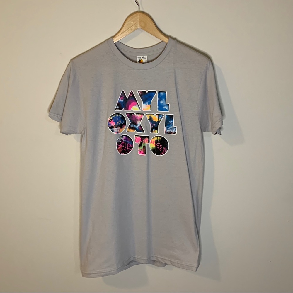 Coldplay Band 2012 Concert Tour Official T Shirt Medium